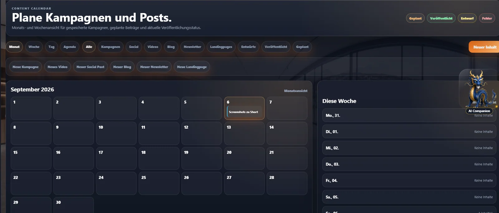 Social-Media-Content für einen ganzen Monat planen: Workflow, Formate und Freigaben